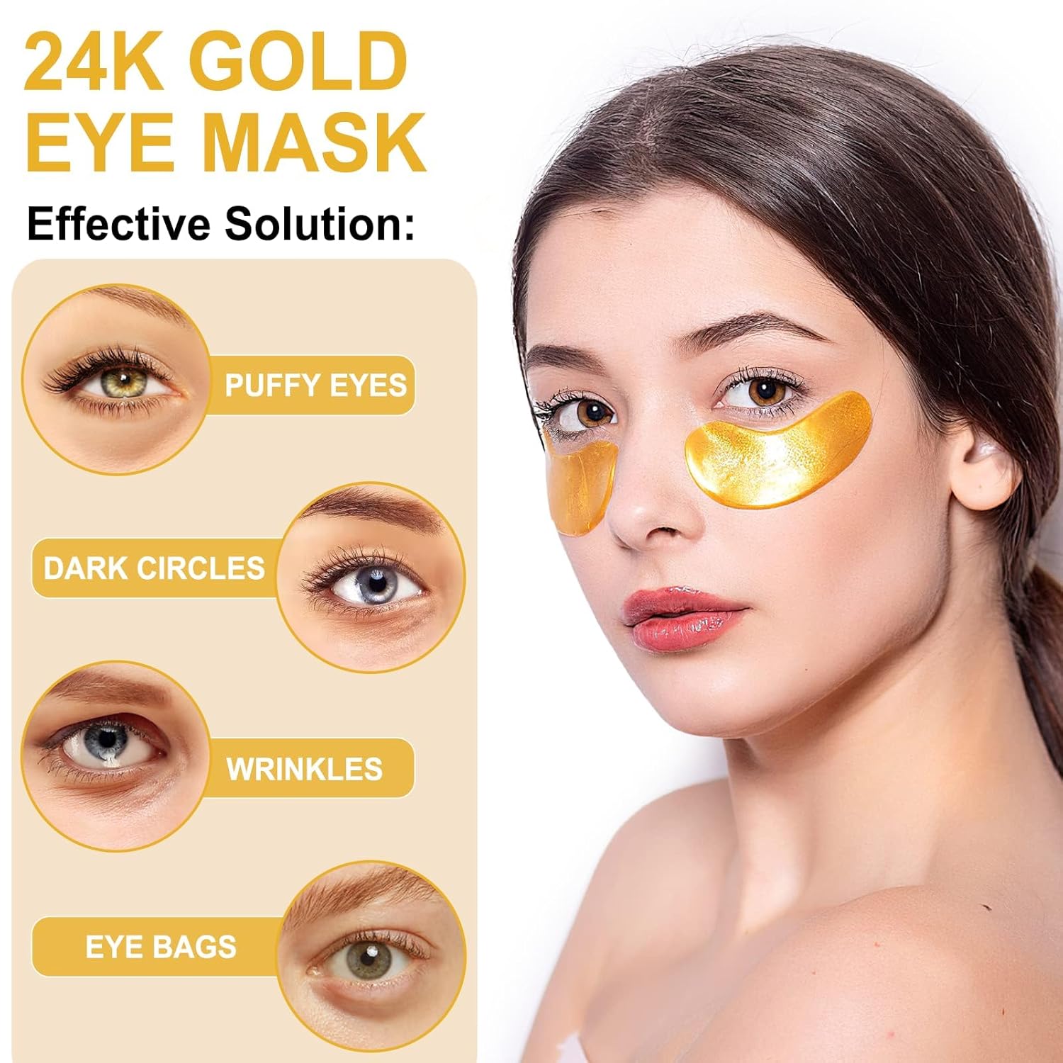 24k Gold Collagen Eye Patches